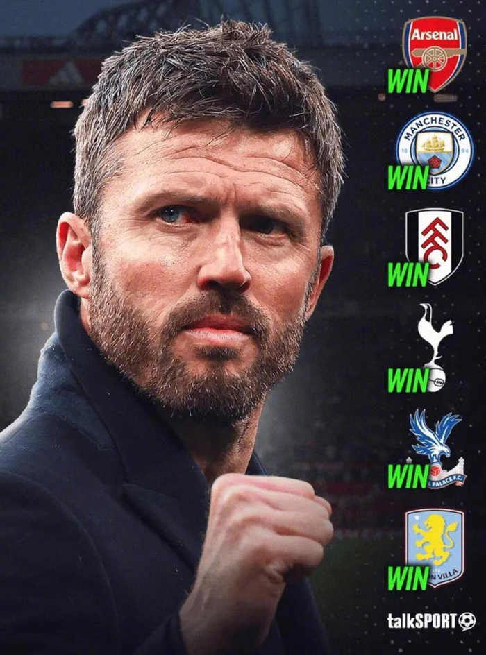 卡里克率曼联主场六连胜创英超历史纪录